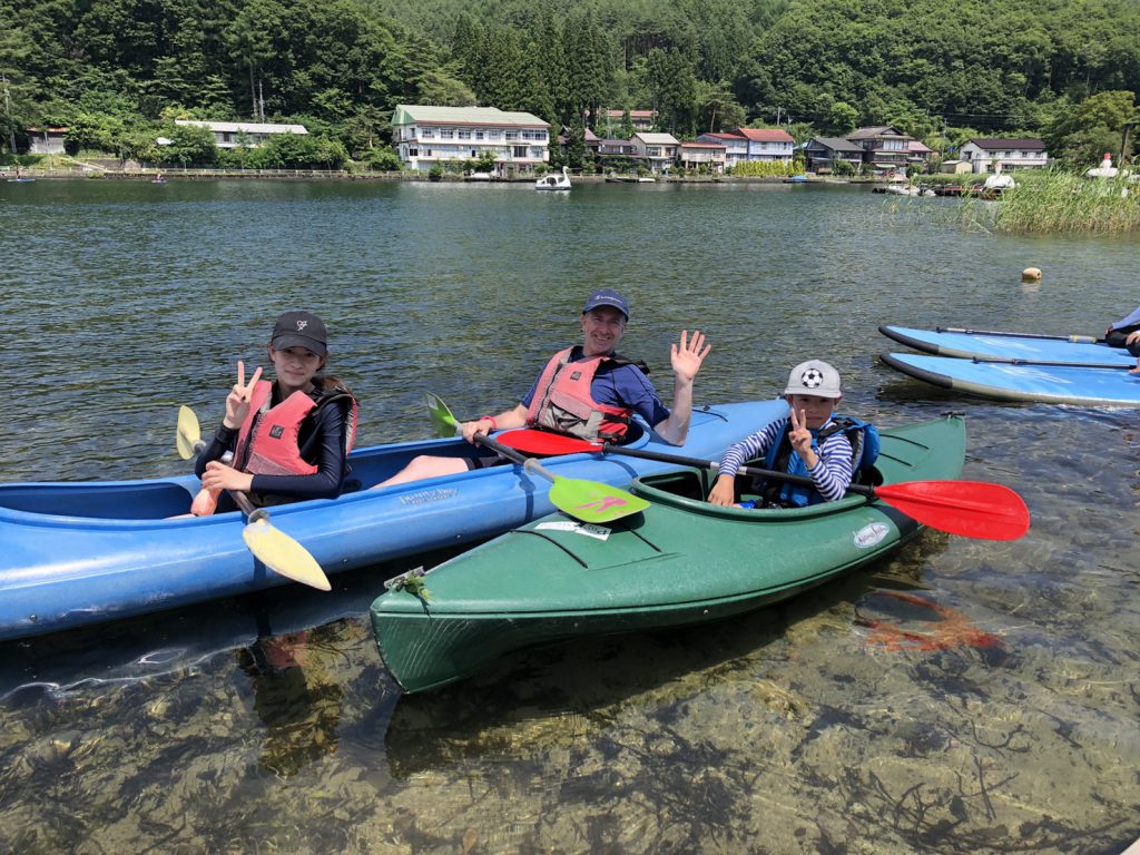 カヤックお楽しみのご家族様！Families enjoying kayaking!　7/23