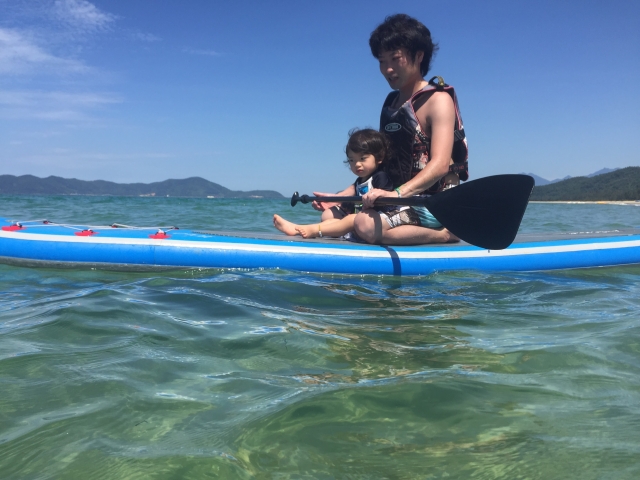 木崎湖モダンボート持ちこみSUP