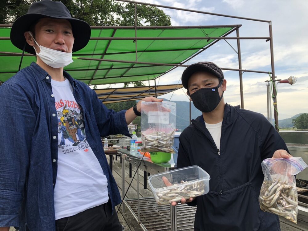 木崎湖ワカサギ釣果情報 9/11
