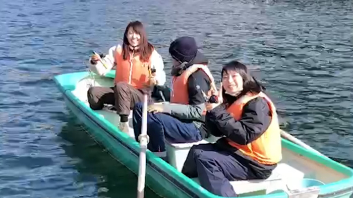 木崎湖ワカサギ釣り11/3のショート動画アップしました