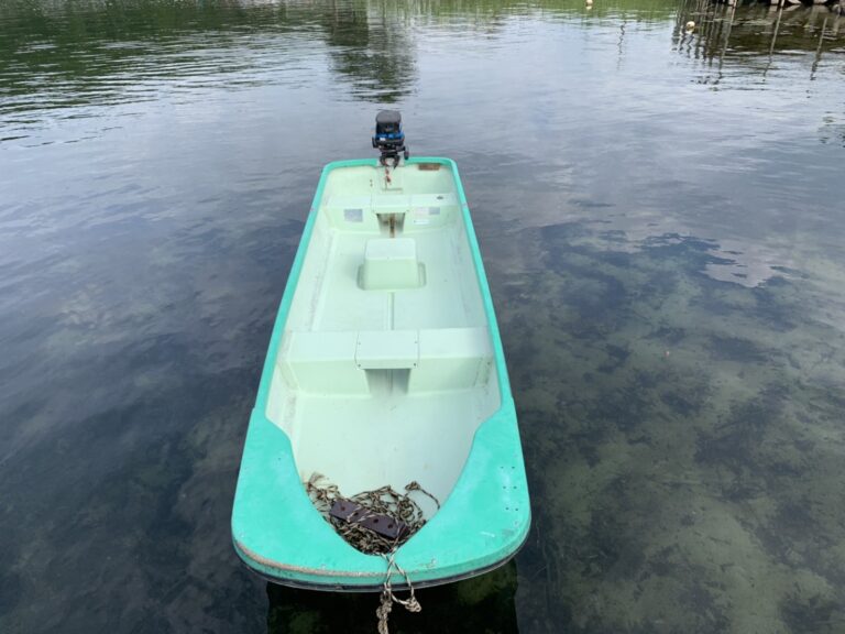 木崎湖ワカサギ釣りボート