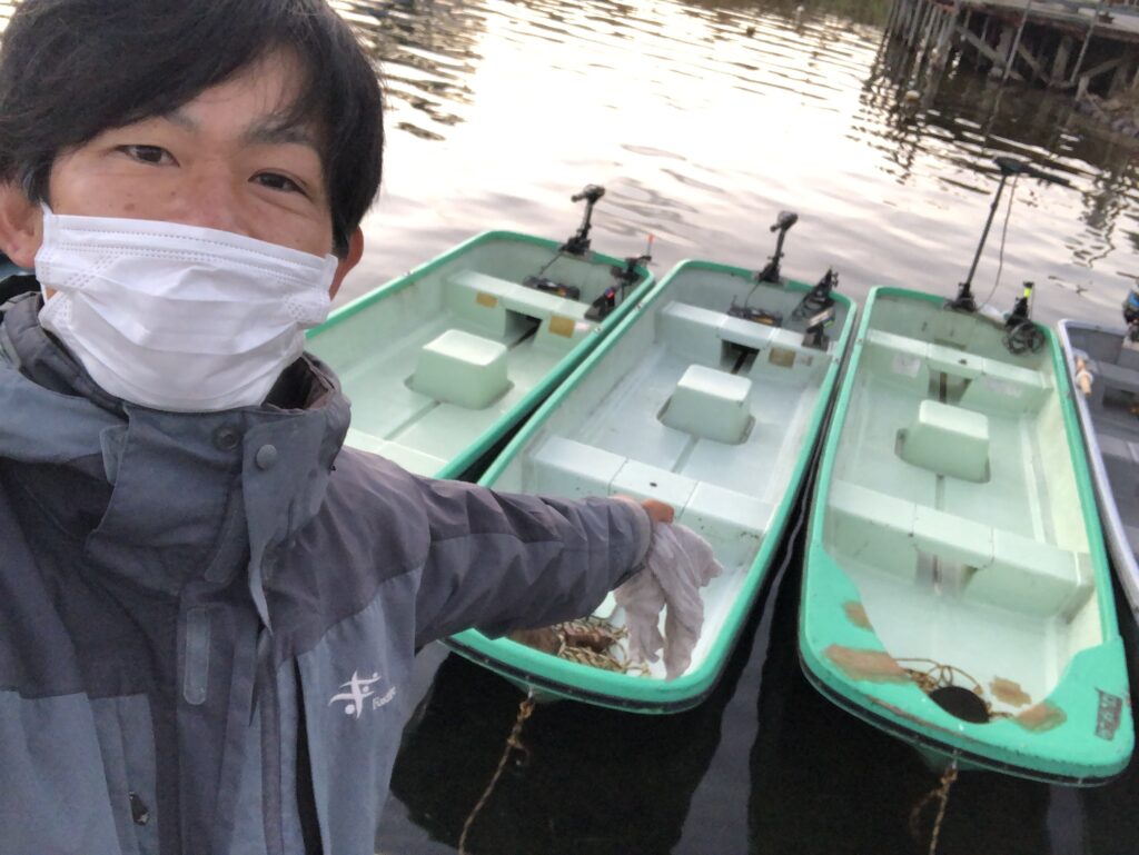 木崎湖ワカサギ釣り！本日ボートの空きございます！