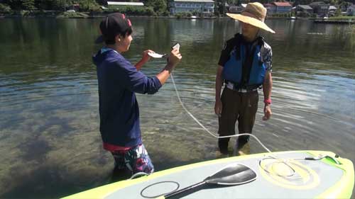 木崎湖モダンボートサップ