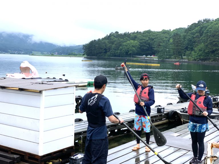 木崎湖モダンボートサップガイド