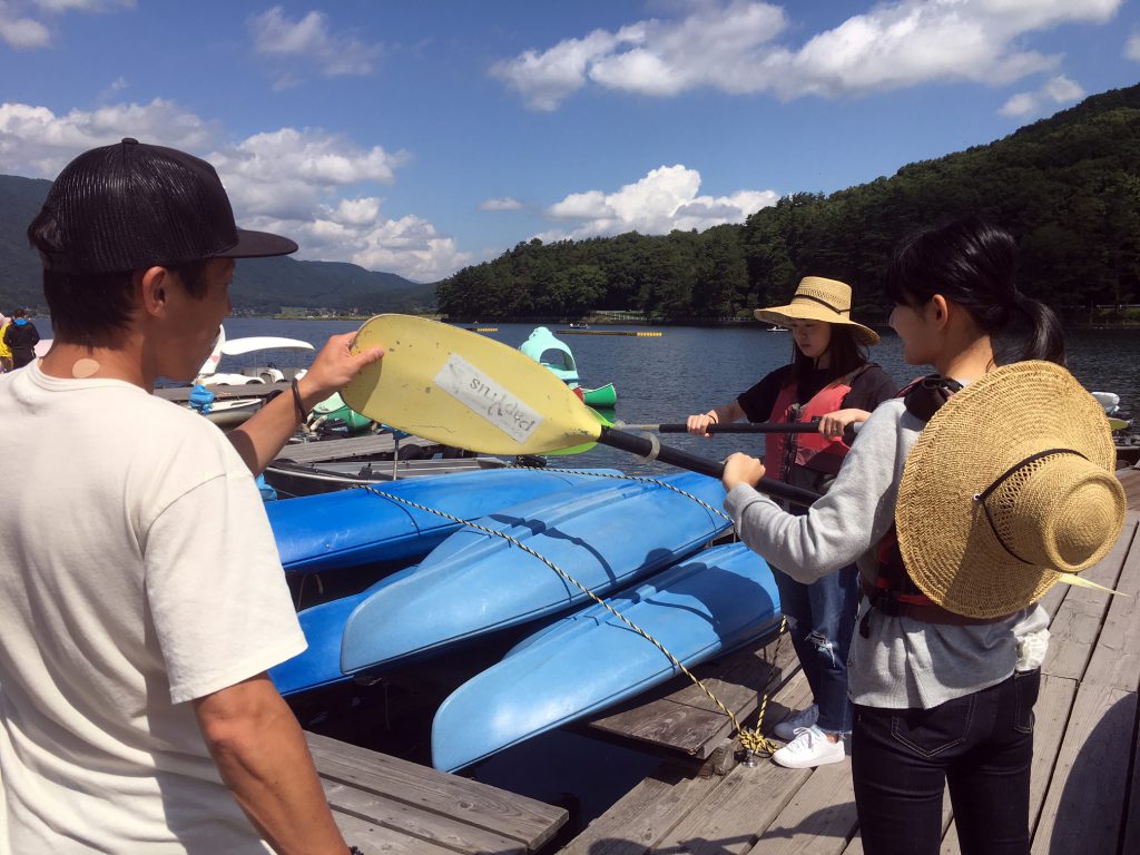 木崎湖モダンボートレンタルカヤック