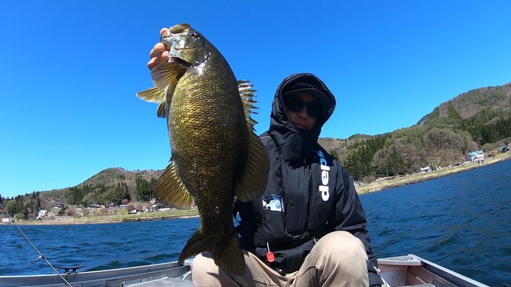 木崎湖バス釣果情報　4/26