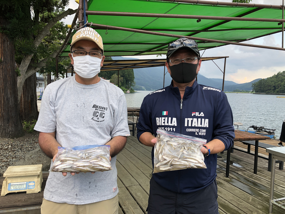 木崎湖ワカサギ情報　7/22