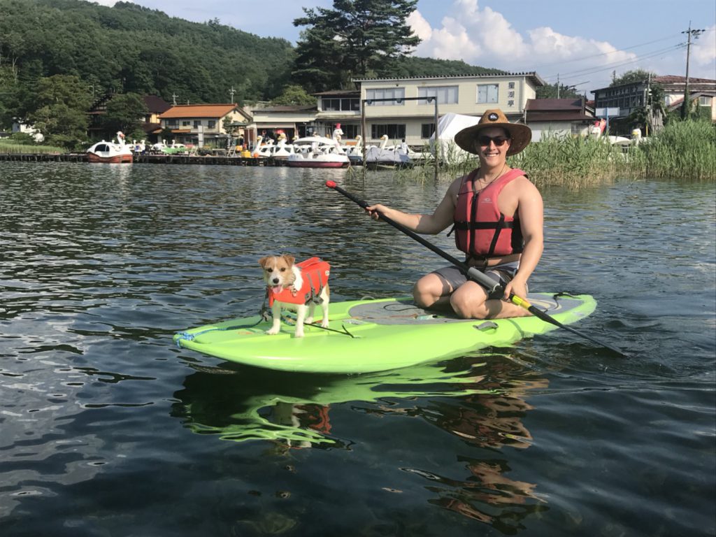 木崎湖のSUP(サップ)をお楽しみいただきました！