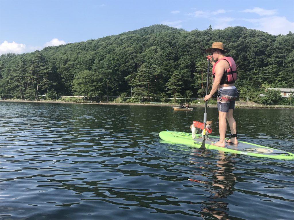 木崎湖のSUP(サップ)をお楽しみいただきました！