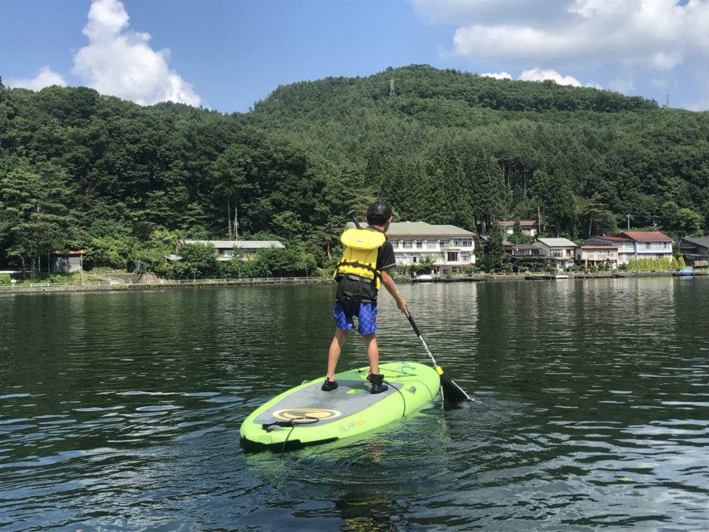 木崎湖のSUP(サップ)をお楽しみいただきました！