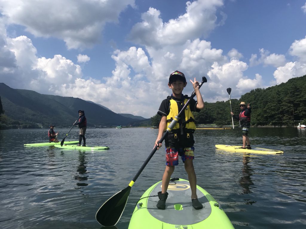 木崎湖のSUP(サップ)をお楽しみいただきました！