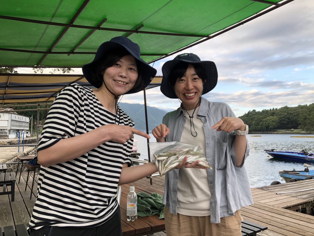 木崎湖ワカサギ初心者さんの釣果情報　9/20