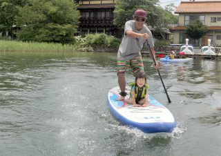 SUP初心者の方には白馬からも近い長野県大町市木崎湖がおすすめ