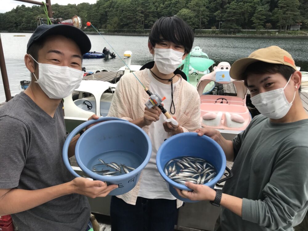 木崎湖ワカサギ釣り&サップ二本立て遊びにお越しいただきました！