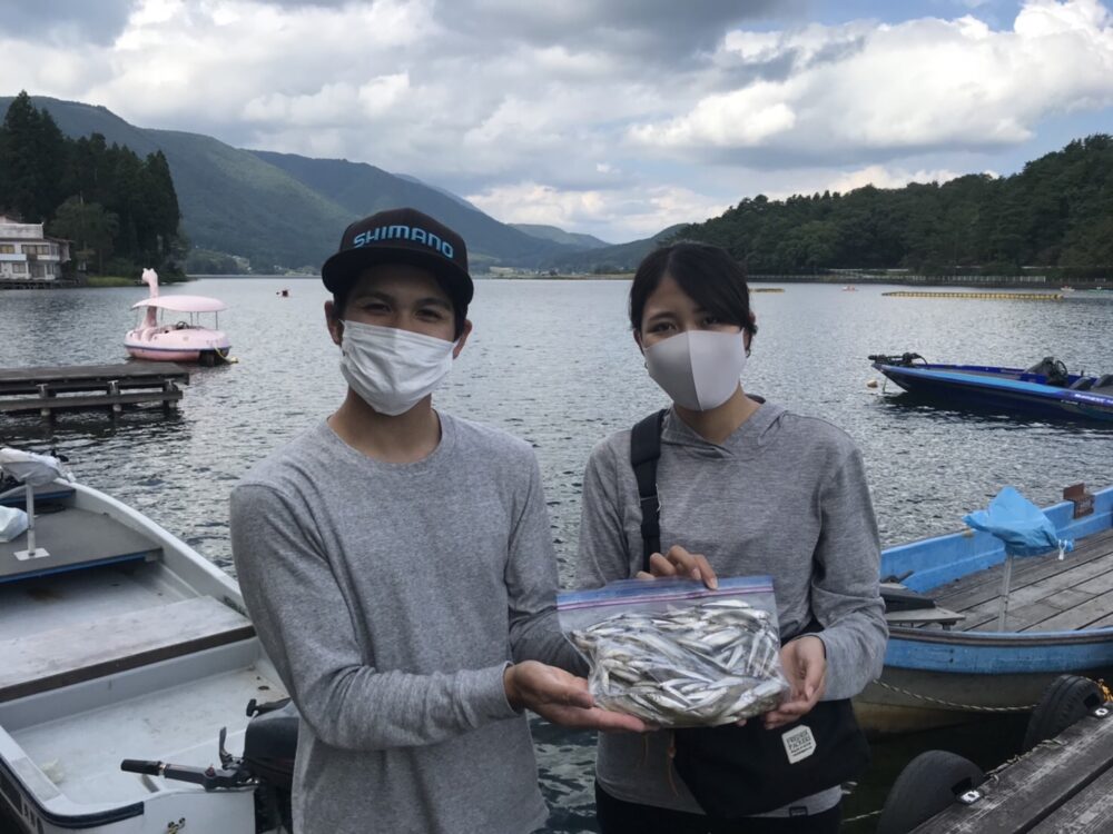 木崎湖ワカサギ釣果情報　9/25