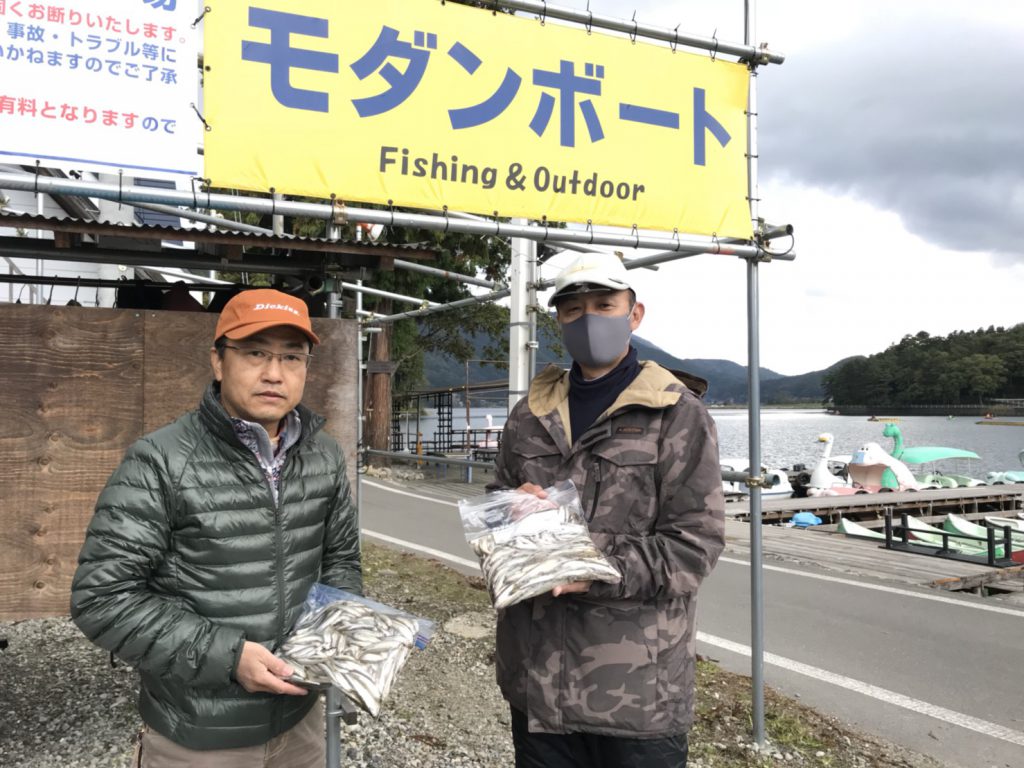 木崎湖ワカサギ釣果情報　10/22