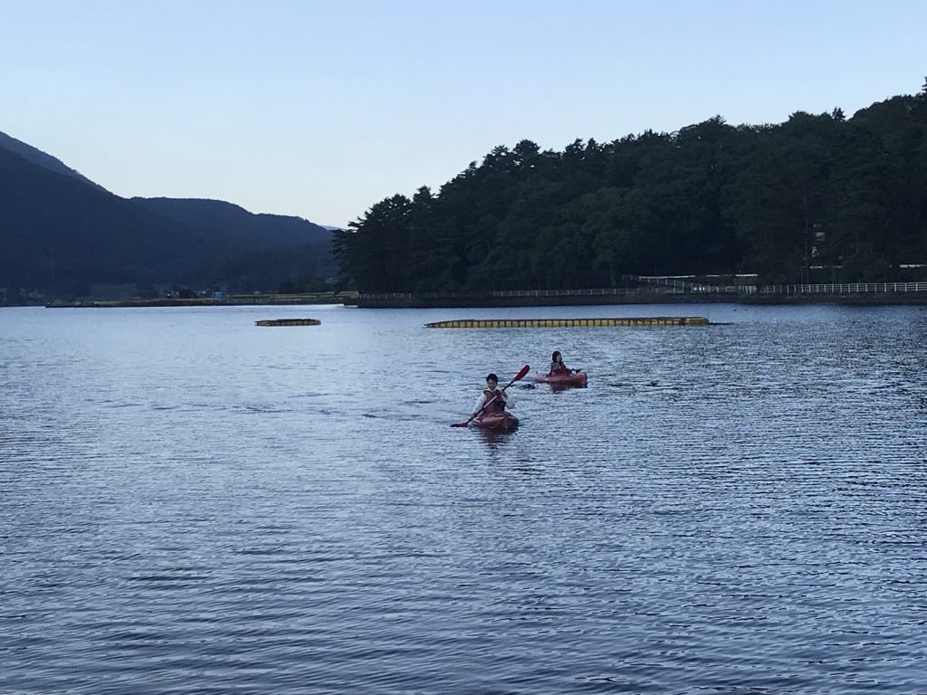 木崎湖のカヤックをお楽しみいただきました！