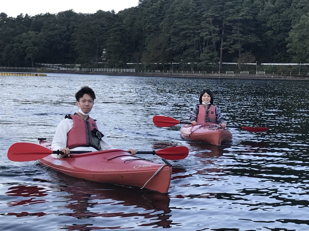 木崎湖のカヤックをお楽しみいただきました！