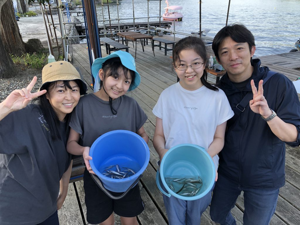 木崎湖ワカサギ釣果情報　10/3