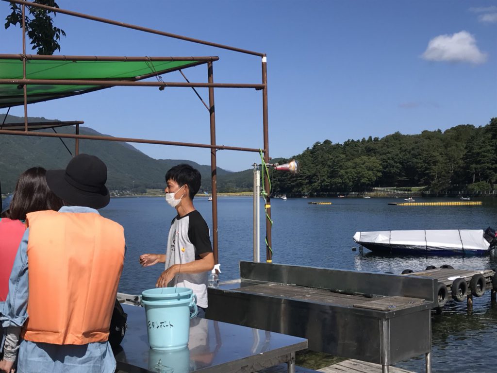 木崎湖ワカサギ釣果情報　10/3