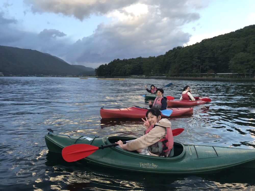 木崎湖のカヤックをお楽しみいただきました！