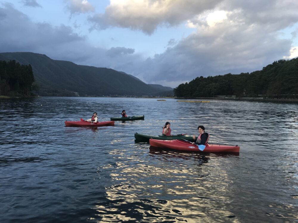 木崎湖のカヤックをお楽しみいただきました！