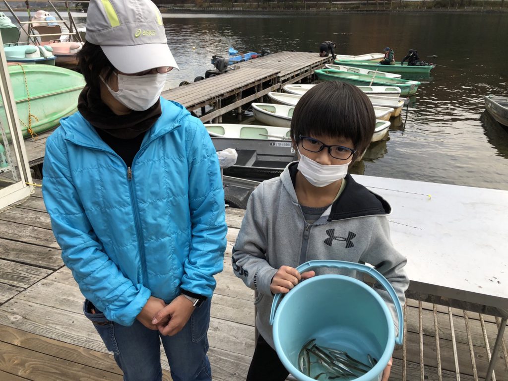 木崎湖ワカサギ釣果情報　11/14