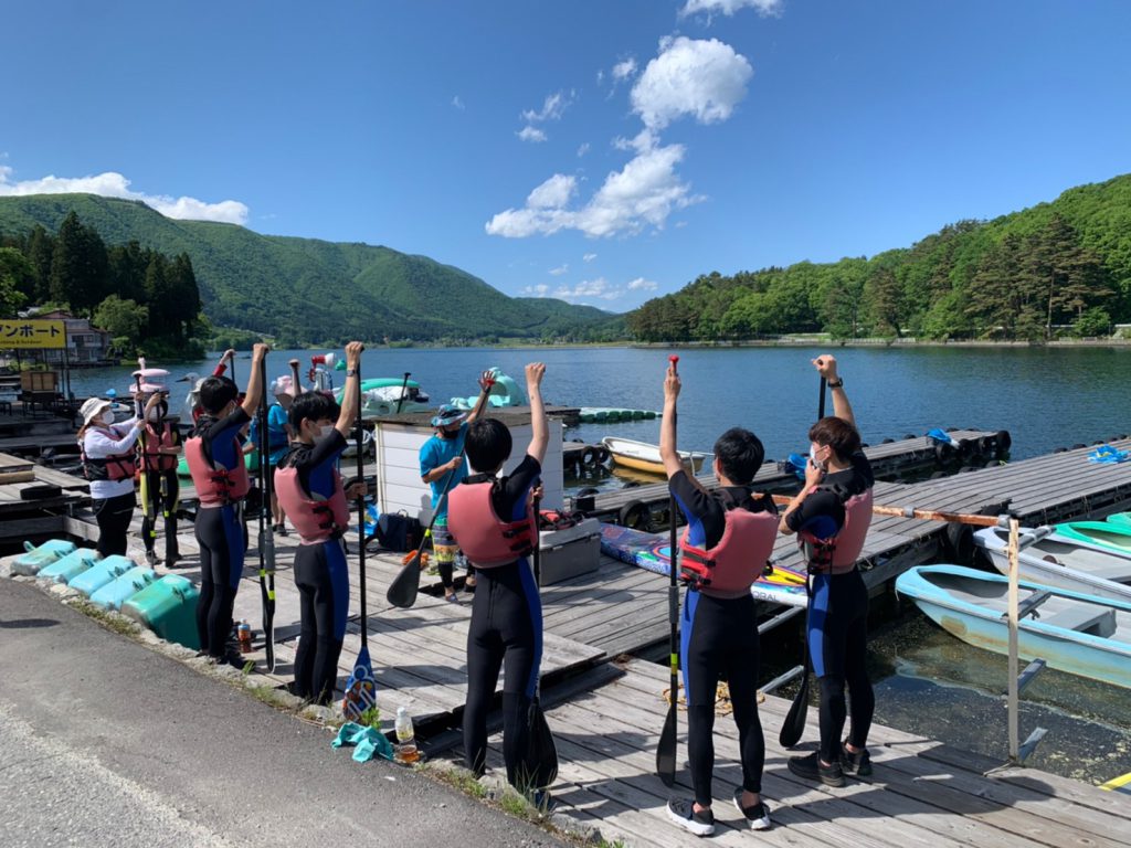 SUP(サップ)初心者 の方には白馬からも近い長野県大町市木崎湖がおすすめ