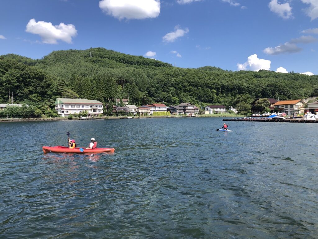 木崎湖カヤックSUPサップ