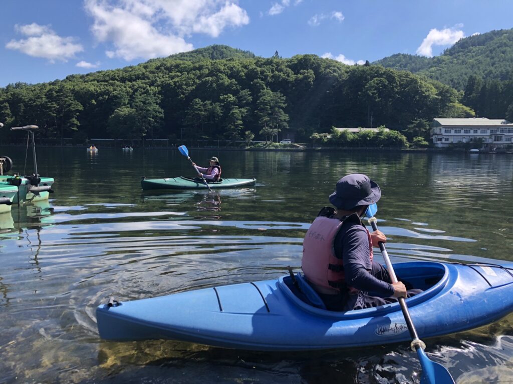 木崎湖カヤック