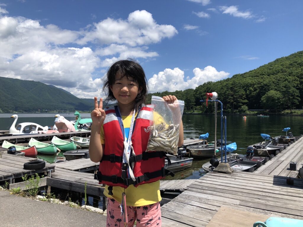 木崎湖夏ワカサギ釣り