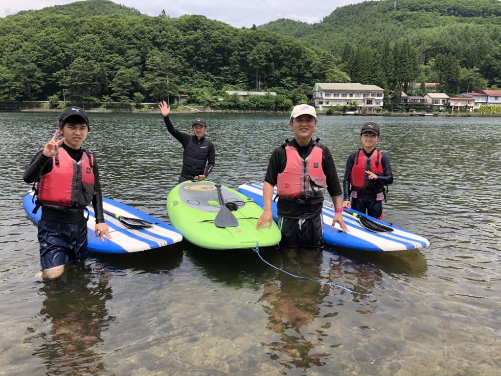 木崎湖のレンタルサップをお楽しみいただきました！