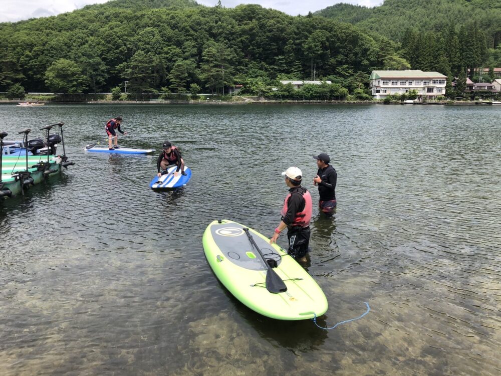 木崎湖のレンタルサップをお楽しみいただきました！