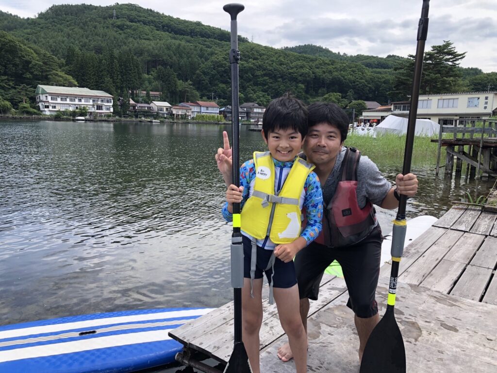 木崎湖のレンタルサップをお楽しみいただきました！