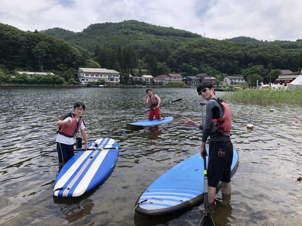 木崎湖のSUPサップをお楽しみいただきました！