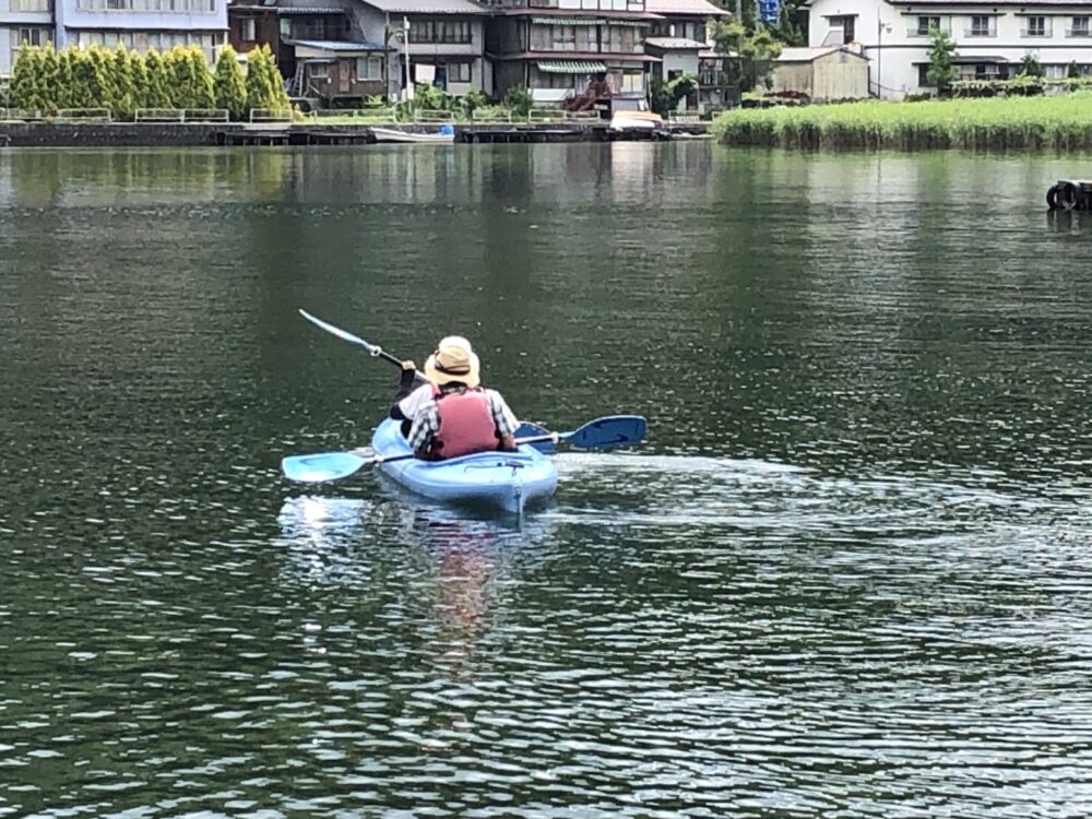 木崎湖で2人乗りカヤックをお楽しみいただきました！