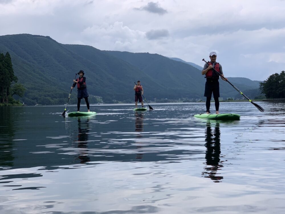 木崎湖のSUPサップ&カヤックをお楽しみいただきました！