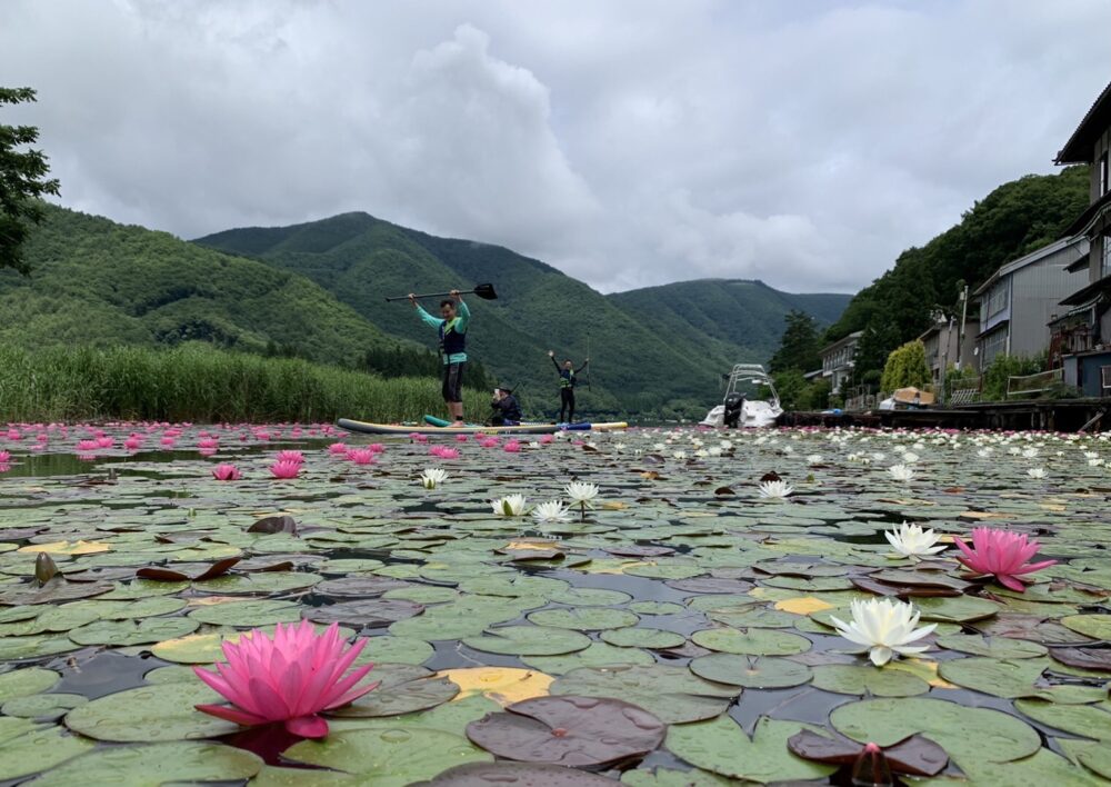 木崎湖でSUP（サップ）を満喫！持ち込みプランでマイSUPを湖面に浮かべよう