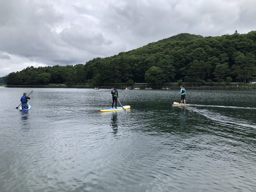 木崎湖でSUP（サップ）を満喫！持ち込みプランでマイSUPを湖面に浮かべよう