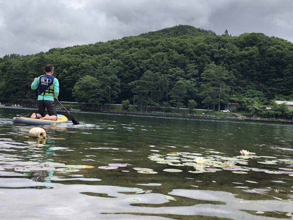 木崎湖でSUP（サップ）を満喫！持ち込みプランでマイSUPを湖面に浮かべよう