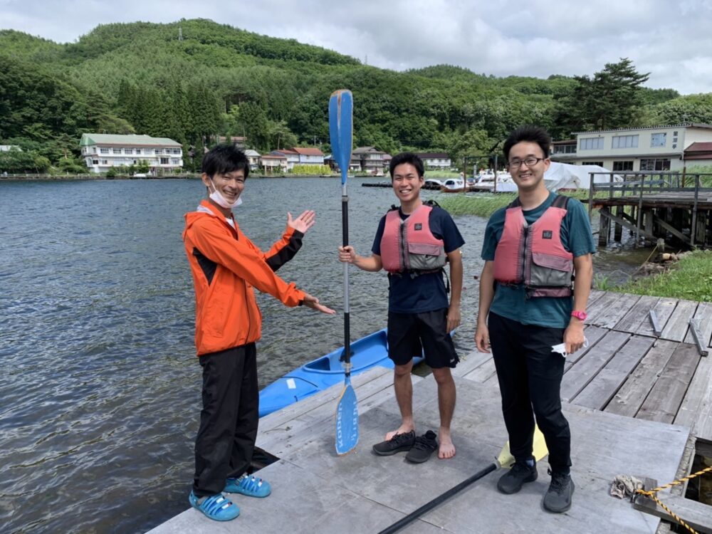 木崎湖のレンタルカヤックをご利用いただきました！