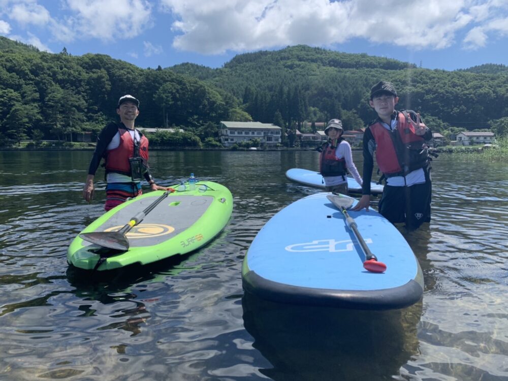 木崎湖のSUPサップをお楽しみいただきました！