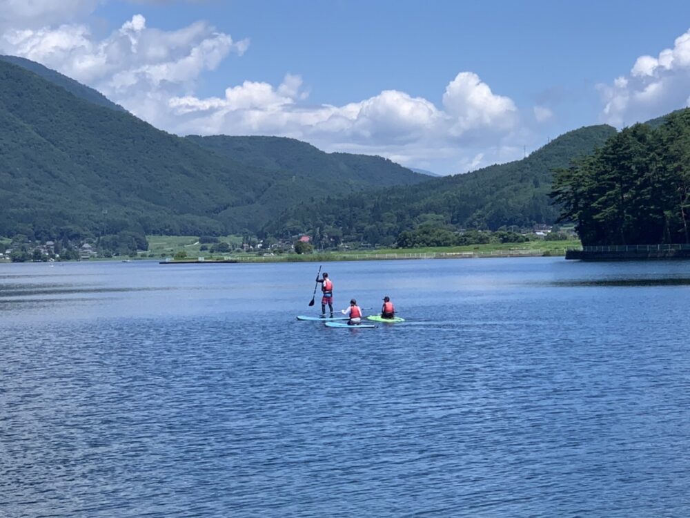 木崎湖のSUPサップをお楽しみいただきました！