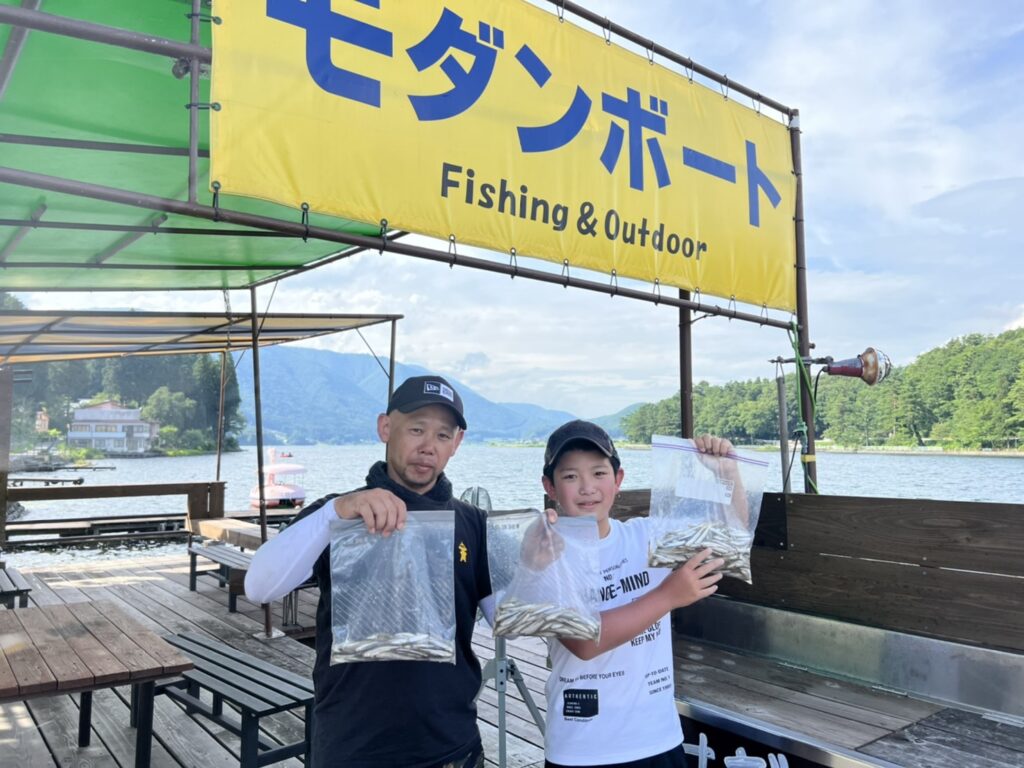 木崎湖ワカサギ釣り