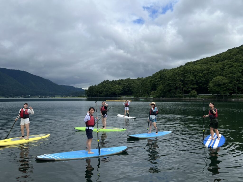 木崎湖のサップをご利用いただきました！