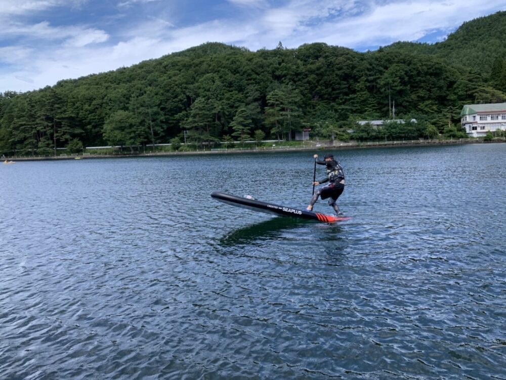 木崎湖のSUPサップ本日も大好評！