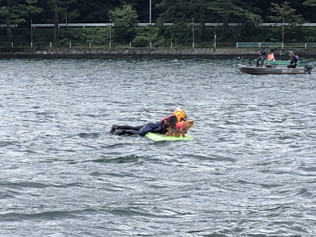 松本、白馬、安曇野、黒部エリアからアクセス良し！木崎湖のサップ愛犬と楽しむプラン今週もご利用いただきました！