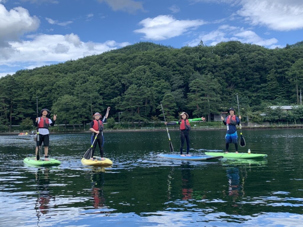 木崎湖のサップ、愛犬と楽しむプランをご利用いただきました！