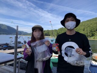 夏ワカサギ釣り