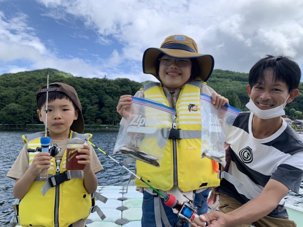 木崎湖ワカサギ釣果情報　9/10